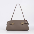 ODM/OEM Custom 2026 New Niche Design Fashion Underarm Bag - Premium Leather Shoulder Bag with Thread Lock for Women