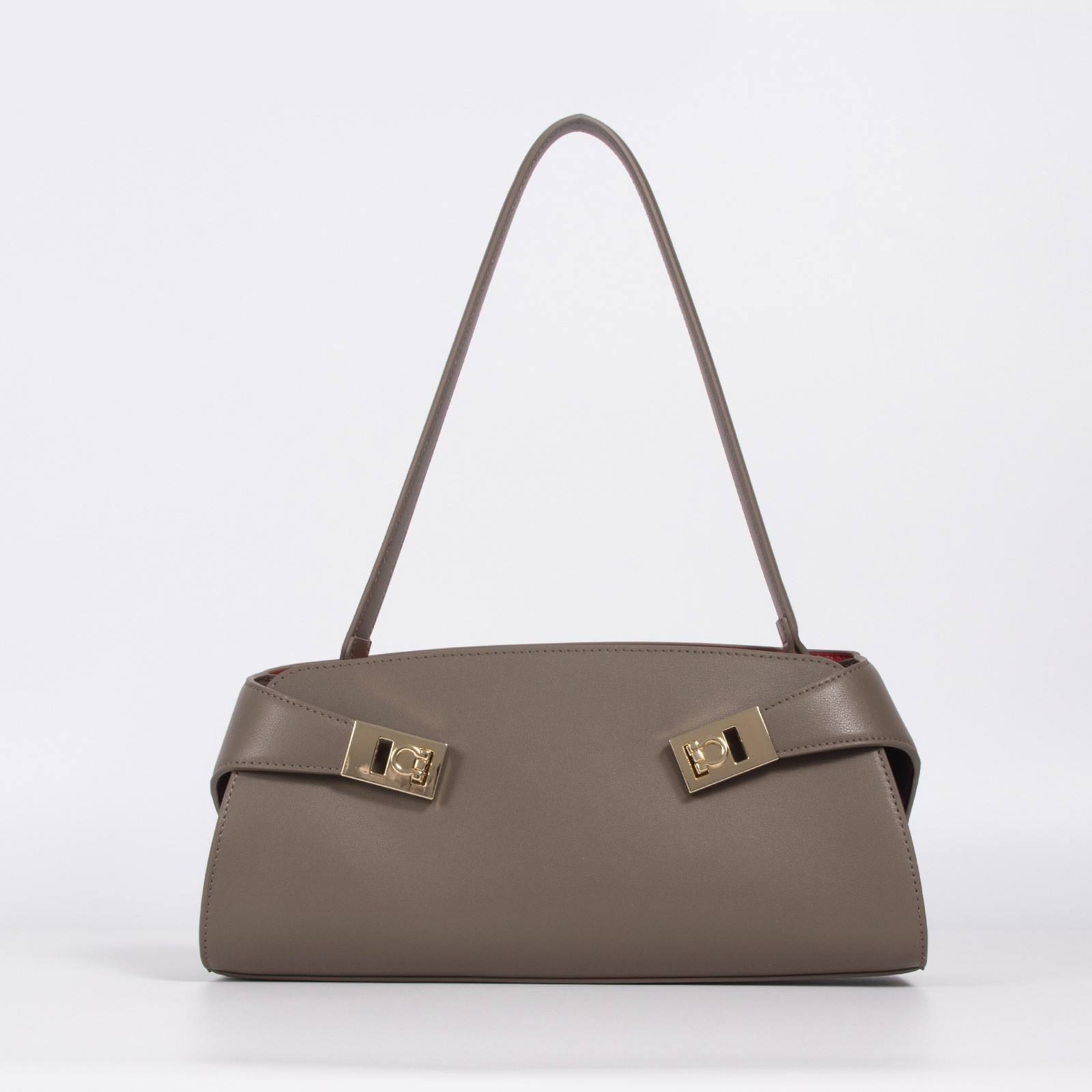 ODM/OEM Custom 2026 New Niche Design Fashion Underarm Bag - Premium Leather Shoulder Bag with Thread Lock for Women