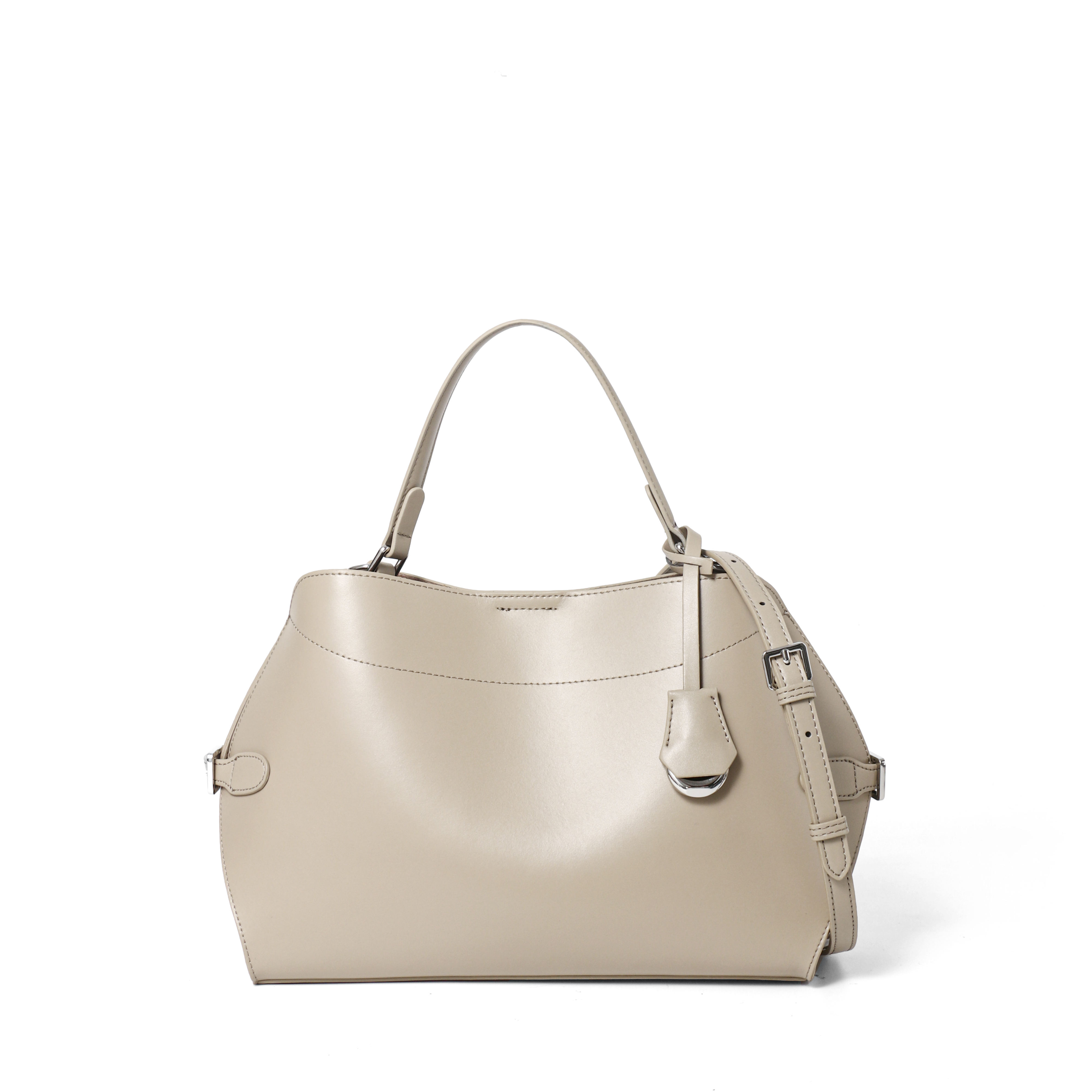 Exquisite & Elegant Genuine Leather Handbag for Women - Soft Durable Leather Shoulder Bag with Detachable Crossbody Strap